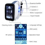 EMS RF 2 IN 1 Meso Gun Microneedle Mesotherapy Injector No Needle Facial Moisturizing Skin Care Device Face Lifting Salon Tool