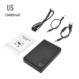 DC Uninterruptible 10400mAh 5V 9V 12V UPS Router Optical Cat Built-in Adapter Backup Power Supply