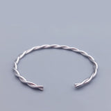 Twisted Rope Bracelet Ring With Simple And Stylish Personality