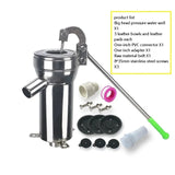 Household Manual Shaker Well Pump Water Suction Old Stainless Steel Big Head
