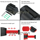 5m 10m Wall Mounted Bollard Barriers Plastic Retractable Belt With Magnet Fence Guardrail Warning Tape