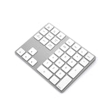 Numeric Keyboard with USB Digital Input Small Receiver Strong Stability Ergonomics Pocket Keypad Sier White pro version