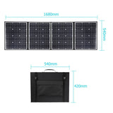 400W Foldable Solar Panel Bag - Power Bank for Phone, Ideal for Outdoor Camping, Hiking, Boat, RV & Car
