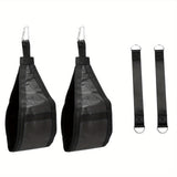 Hanging Ab Straps for Pull Up Bar & Abdominal Muscle Building, Rip Resistant and Padded Arm Support for Ab Workout