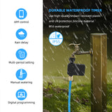 Sprinkler Automatic Watering System Irrigation with APP Control/Rain Delay/Manual IP55 Waterproof Water Timer