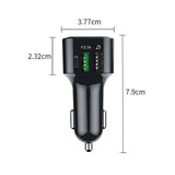 Car MP3 Player Wireless Bluetooth 5.0 LED FM Transmitter Handsfree Audio Car Kit Dual USB Fast Charger TF U Disk Play