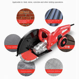 6800W hydroelectric concrete 130MM cutting + diamond saw blade multi-functional wall hine electric grooving