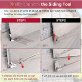 Installation Tools, 2 Pack of Fiber Cement 1-1/4-Inch Overlap Tool, Heavy Duty Steel Siding Tools