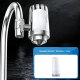 1pc Detachable and Washable Stainless Steel Faucet Water Purifier - Enjoy Clean and Healthy Water at Home