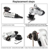 Manual Pneumatic hine, ear Chamfering Tools, 45 Degree Metal Trimming Arc Corner Deburring Kit