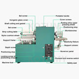 Electric Cutter Belt Strap Cutting Double Head hine Professional Leather Tool 220V