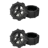 4Pcs 115Mm Snow Sand Tire Tyre Wheel For Hosim Xinlehong 9125 9116 XLF X03 X04 Wltoys 124019 104001 104009 RC Car Parts
