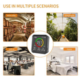 PTH-9AW CO2 Detector With Monitor Carbon Dioxide Meter Digital Temperature Humidity Tester Clock PTH 9AW