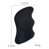 Natural Gua Sha Scraper Board Massage Jade Guasha Stone For Chin Neck Face Lifting Wrinkle Remover Spa Beauty Care Tool