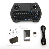 MT10 Keyboard Air Mouse Lithium battery Handheld 3 colors Backlit 2.4G Wireless Touchpad For Media player Android TV BOX Accessories
