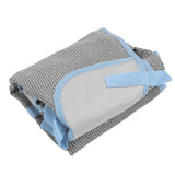 Patient Lift Sling Hole Design 4 Positions Patient Transfer Sling 230KG Capacity Breathable with Directional Grip for Hospital