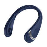 Portable Mini Hanging Neck Digital Display Power Bladeless Neckband Air Cooler USB Rechargeable Electric Fan For Running
