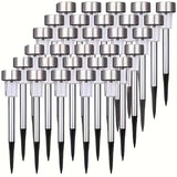 10 packs of garden lights, rural solar LED lighting, outdoor road waterproof lights