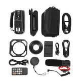 Digital Camcorder 30X Zoom 4K 30FPS 270 Degree Rotating 3.5inch IPS Touchscreen Anti Shake Night Vision Vlogging Camcorder for Recording Life