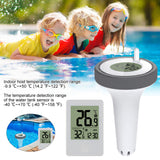 ating Swimming Wireless Pool Thermometer with Indoor Temperature Monitor Clock for Pond Hot Tub Aquarium