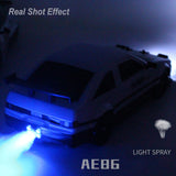 1:16 Lighting Spray GTR Sports 4WD High Speed Drift Rc Car 2.4G Wireless Remote Control Kids Toys