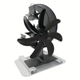 1pc, Fireplace Fan, Wood Stove Fan, Non Electric Fan For Wood, Thermoelectric Fan Thanksgiving Halloween Christmas Gift Fall Winter Essential Fireplace Accessories Wood Stove Accessories