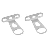2x Front Holder Mounting Brackets Metal Supporting Rac Bike Basket Installation for Hardware Cycg Riding