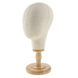 21 Inch Hair Mannequin Head Canvas Block Manikin Head Wigs Holder For Wig Making Hat Display Styling Wig Head Stand