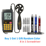 Smart Sensor AR856 Air Flow Meter Wind Speed Tester Anemometer with USB