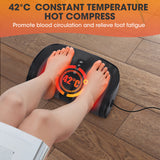 Electric Foot Leg Massager Deep Tissue Shiatsu Kneading Relax Heated Roller Calf Relieve Stress Feet Muscle Pain Relief