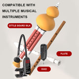 Clip-on Wireless Receiver and Transmitter Musical Instrument Microphone for Clarinet and Flute
