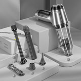 Brushless Cordless Handheld Mini Vacuum Cleaner - Dual Use for Home & Car, with Built-in Battery