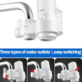 Hose with Faucet Extension Tubes Kitchen Sink Mixer Sprayer Head Filtered Replaceable Water Tap