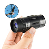 8x20 Mini Pocket Prime Monocular Handheld Telescope Carrying Bag Hiking Camping Observation Moon Sports Watching