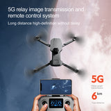S155 Drone 360° obstacle avoidance 6000M Transmission GPS positioning Three-Axis Anti Shake Gimbal Aerial Vehicle Control Toy