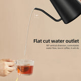 0.9L Electric Kettle - Temperature Control, Stainless Steel Inner, Quick Heating, 1200W for Pour Over Coffee and Tea