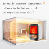 Portable Mini Electric Space Multi Functional Solar Car Coog Fan Heater Winter Low Power Foot Warmer Accessories