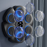 Music hine Bluetooth Wall Target Punching Training Equipment LED Lighted Bo Pads for Kids Adults Home Exercise
