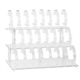 Clear 24 Bits Acrylic Watch Display Holder Rack Showcase Tool Transparent Wristwatch Stand Case Bracelet Hold