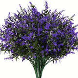 Artificial Lavender Plant - Indoor and Outdoor Simulated Plastic Plant, Household 10PC