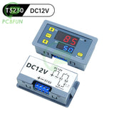 T3230/T3231 110V 220V 12/24V Digital Delay LED Display Cycle Timer Control Adjustable Timing Relay Time Switch
