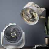 Multifunctional Electric Circulator Wireless Bluetooth-compatible Voice Home Quiet Desktop Wall Ceig Fan Air Cooler