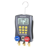 Vacuum Pressure Refrigeration HVAC Temperature Tester Digital Manifold Gauge Meter