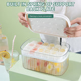 Press-Type Large Capacity Square Tray Mold Cube Durable Bar Wine Ice Maker Kitchen Tools