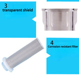 1PC Pre Purifier Sediment Water Filter Central Prefilter System Backwash Remove Contaminant Stainless Steel Mesh