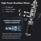 K3 Electric Double Head Massage Smart Body Massager Muscle Pain Relief Fiess Professional Fascial Gun with Touch Screen