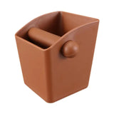 Box, Ground, Removable Knock Bar, Space Saving, Espresso hine Accessories Coffee Bin for Home