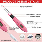 2024 New Crochet Hoo Set DIY Steel Knitting Needles es Knit Craft Scissors Markers Weaving Sewing Accessories Tools