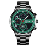 Men's Stainless Steel Watch Calendar Quartz