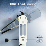 astronomical telescope micro motion visual theodolite bearing 10kg 360 degree dial dual axis worm gear